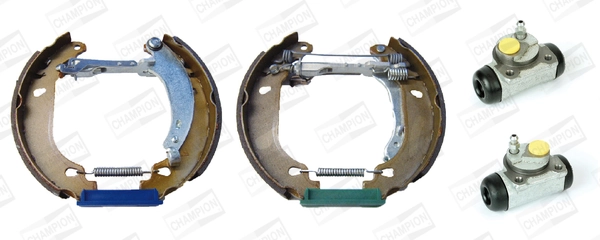  Sapatas do freio traseiras de tambor Peugeot 206 hatchback (T3E) (2009 - 2026) 