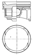 Купить 007PI00153002 Mahle Original Поршень в сборе