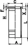 Купить 1696993 DAF Гильза поршневая