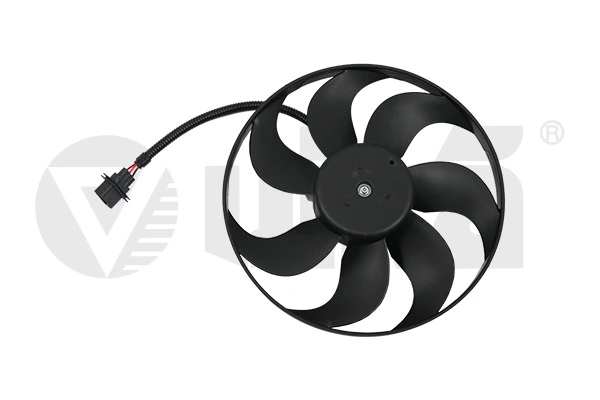  Ventilador elétrico de esfriamento montado (motor + roda de aletas) Volkswagen Polo IV hatchback (9N, 9A) (2001 - 2014) IV