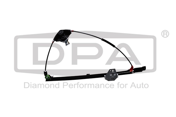 Mecanismo de acionamento de vidro da porta dianteira direita Volkswagen Transporter 24, 25, 251