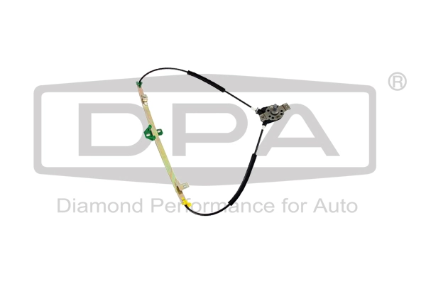 Mecanismo de acionamento de vidro da porta dianteira direita Volkswagen Passat 32B