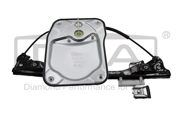 Mecanismo de acionamento de vidro da porta dianteira direita Skoda Fabia 2 5J2, 542, 572, 582