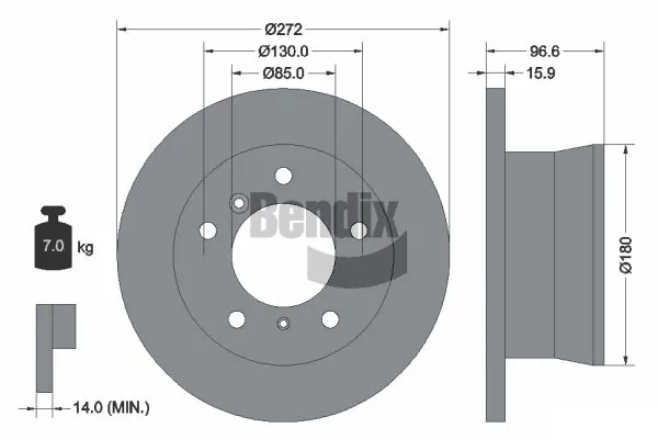Купить 5104562AA Chrysler Диск тормозной задний