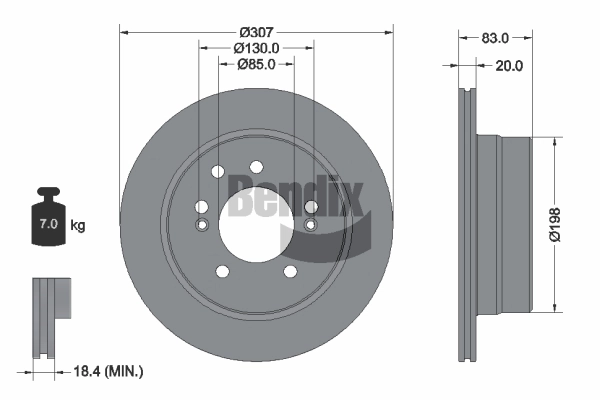 8001562C Cifam Дисковый тормоз