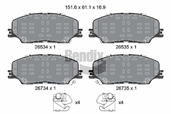 8978279610 Isuzu Колодки передние