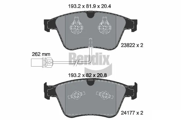 Купить 3W0698151R Bentley Колодки тормозные