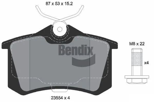Колодки тормозные дисковые комплект на Seat Ibiza V KJ1, KJG