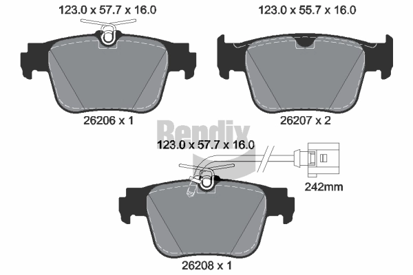 Купить BRF1882 Ford Колодки тормозные