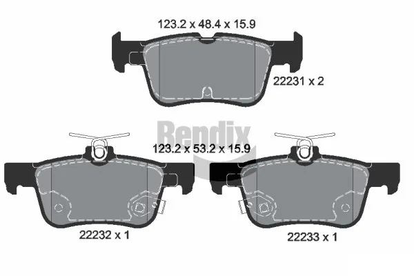 Z171833 Power Stop Колодки тормозные дисковые комплект