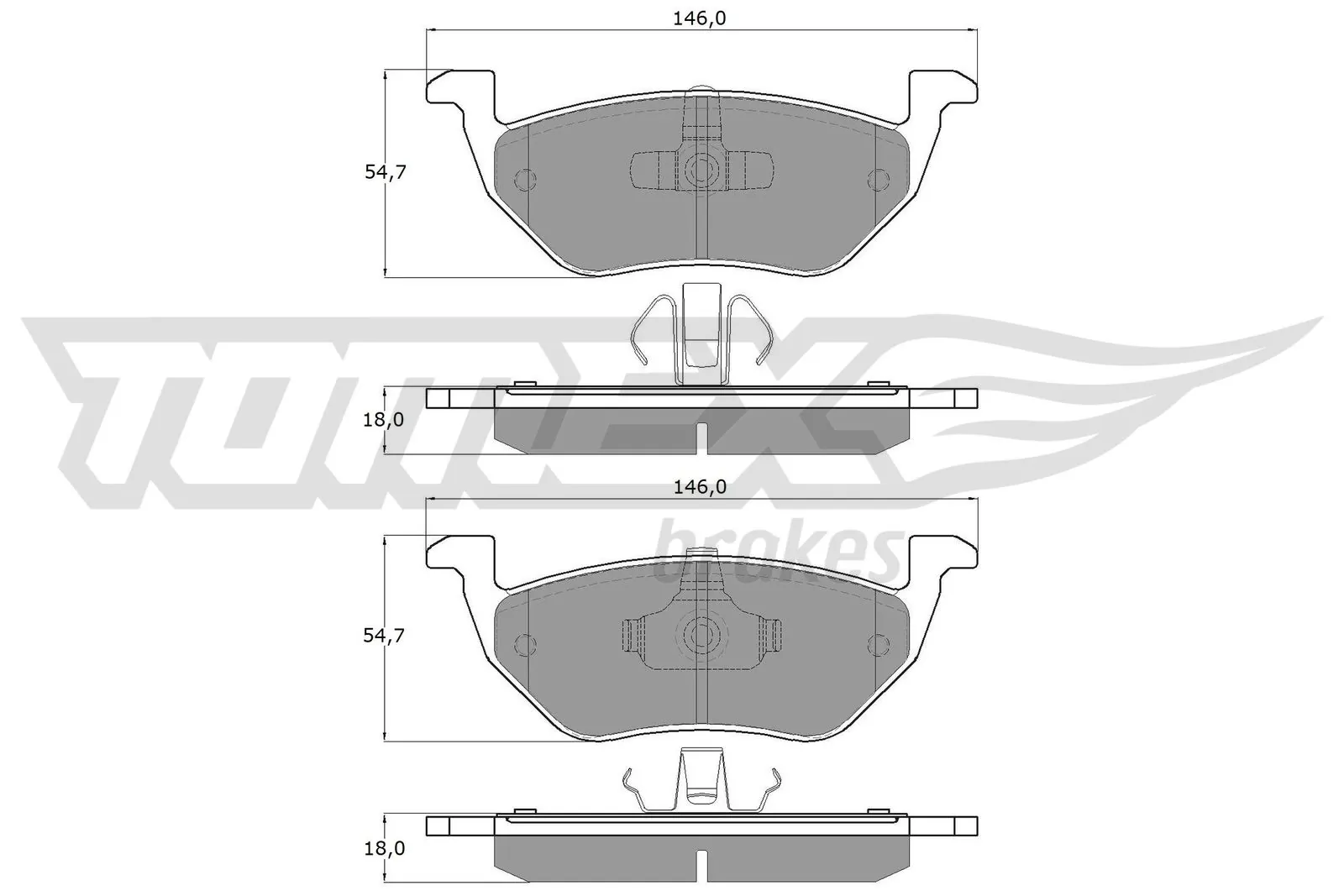 Колодки дисковые  Ford Escape внедорожник (2001 - 2007) цена, от 21.88 USD