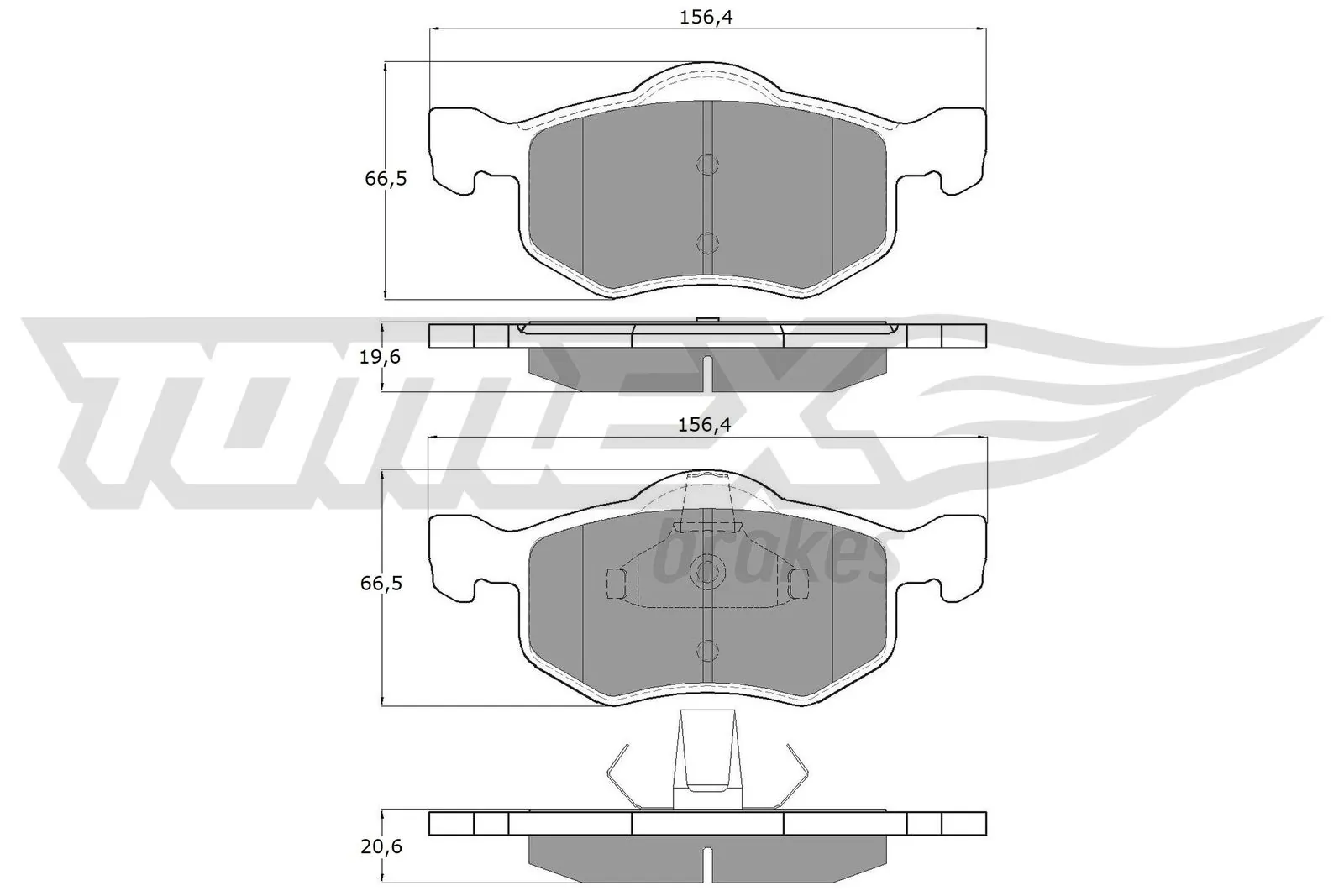 Колодки Ford Escape внедорожник (2001 - 2007) цена, от 22.57 USD
