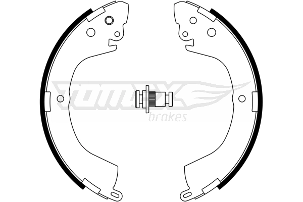 Задние барабанные колодки 986487886 Bosch