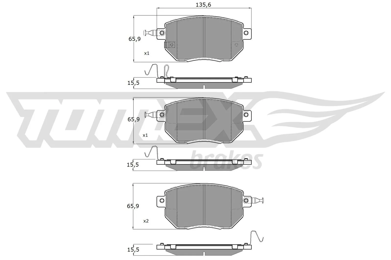 Колодки Nissan Murano внедорожник (Z50) (2002 - 2007) цена, от 28.28 USD