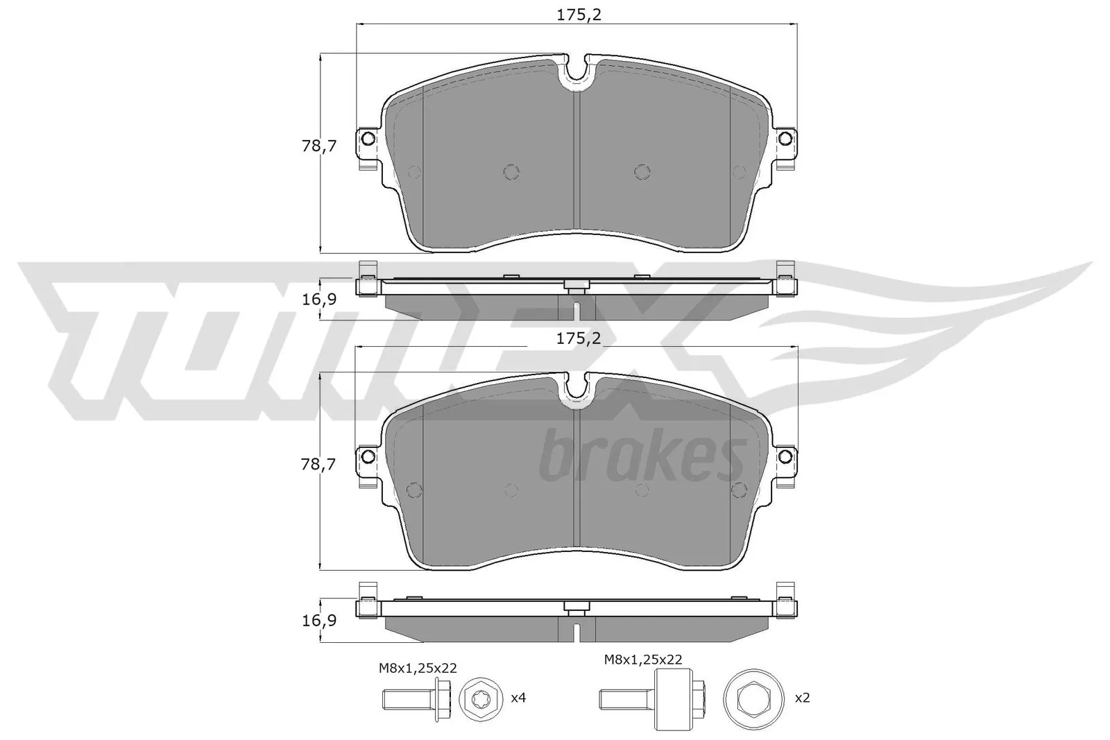 Тормозные колодки Land Rover LR128251
