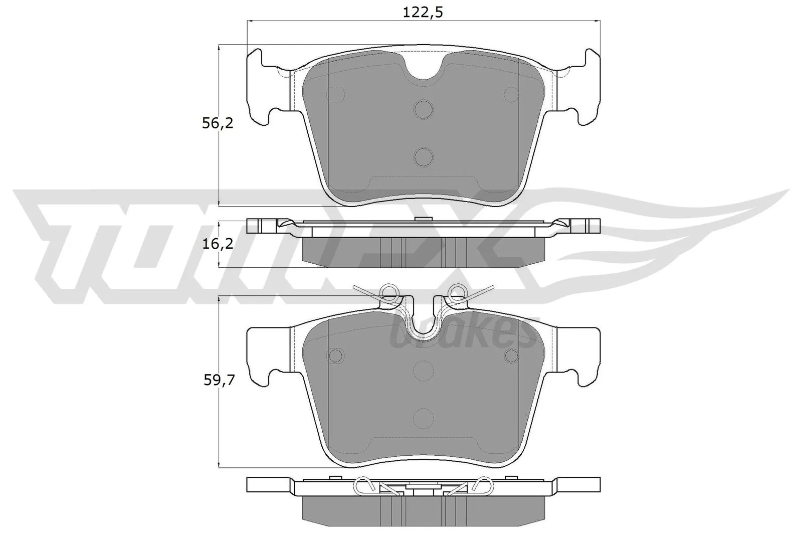 Купить 302433 VALEO Колодки тормозные задние, дисковые