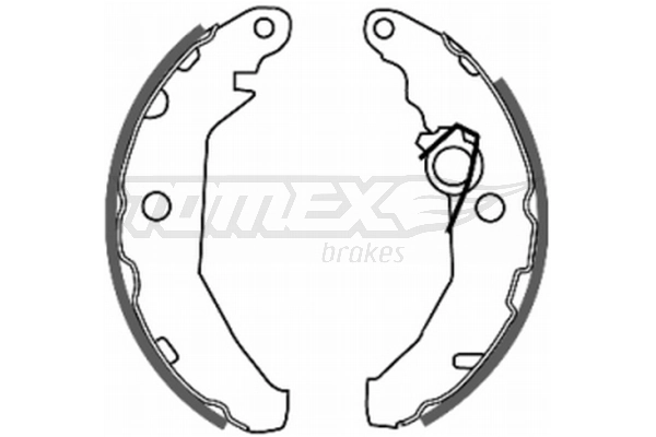 Купить 1648631 Ford Задние барабанные тормозные колодки