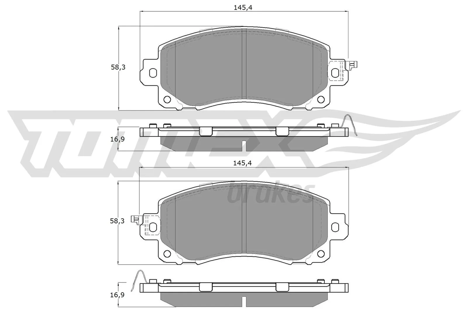  Передние тормозные колодки Volvo S60 1