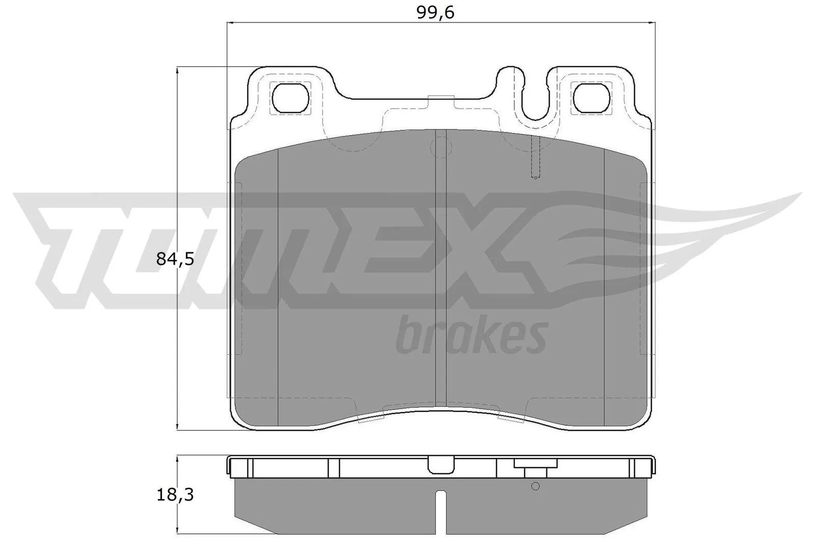 Колодки передние на Mercedes S  C140
