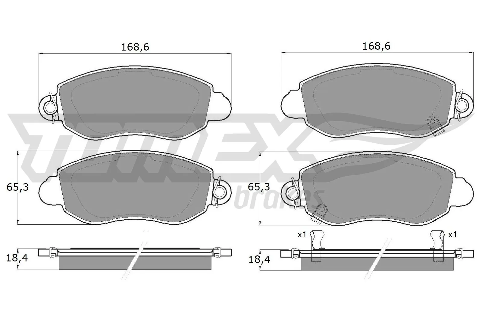 T140551 Ford Колодки передние