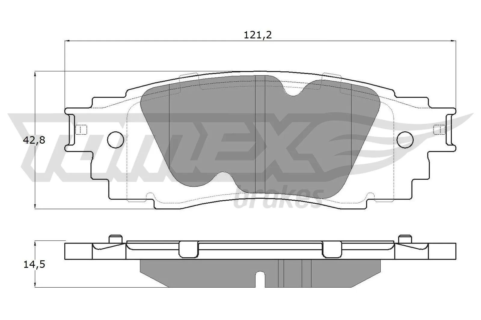 Задние дисковые колодки Тойота Рав 4 V