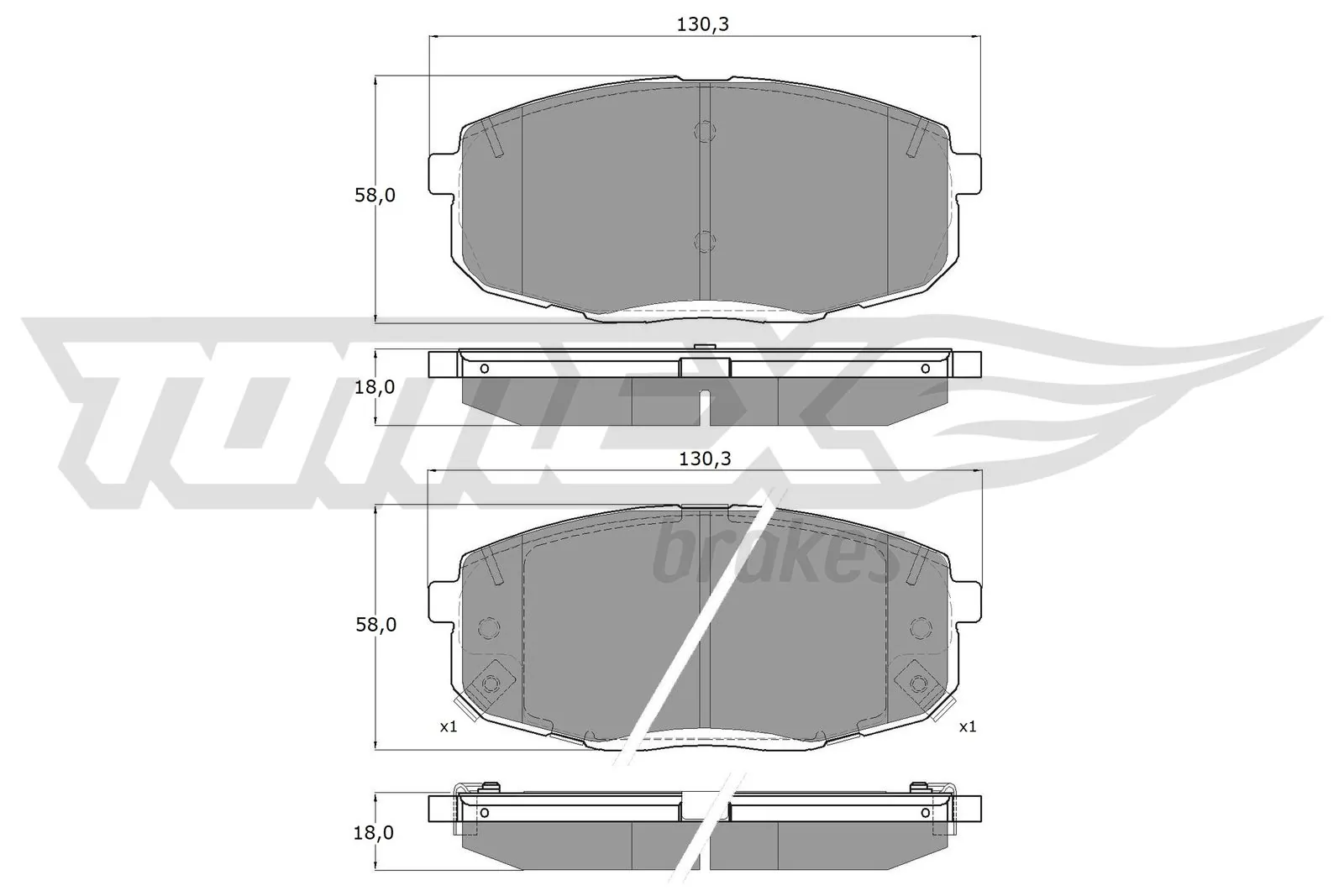 Передние тормозные колодки 302425 VALEO