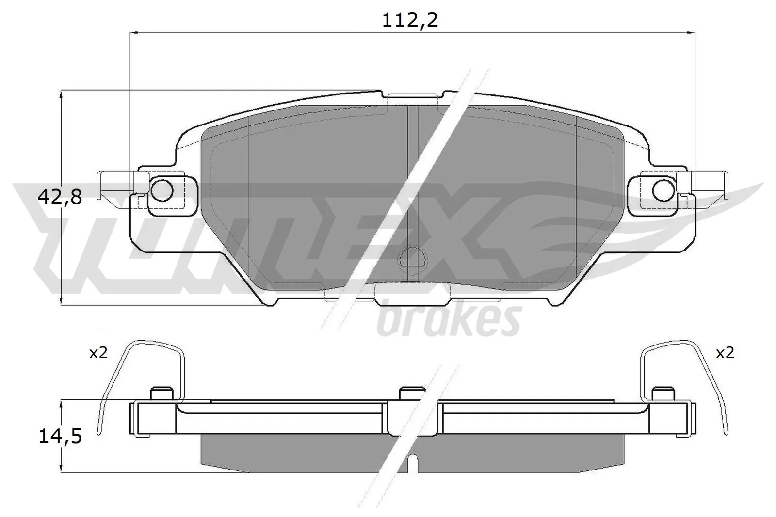 KBY62648Z Mazda Колодки тормозные дисковые комплект