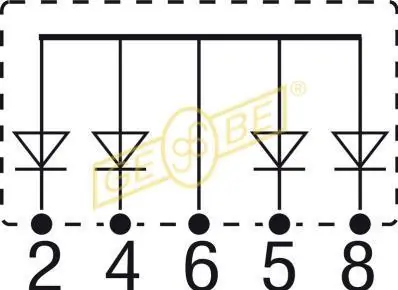 Módulo de bomba de combustível com sensor do nível de combustível Renault Clio 3 BR01, CR01