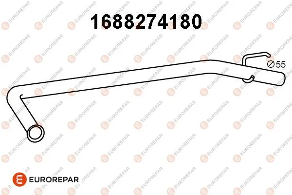 Купить 93857917 Peugeot/Citroen Патрубок глушителя от средней до задней части