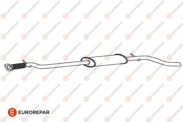 Глушитель, центральная часть Bosal BS286325 цена, от 71.99 USD