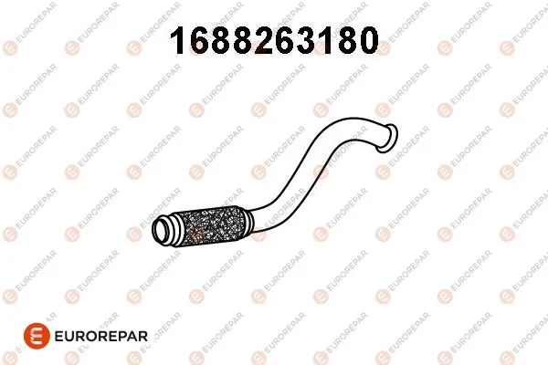 9810706680 Peugeot/Citroen Штаны глушителя передние