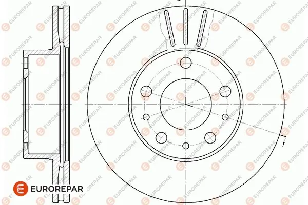 Передние тормозные диски 1687773180 Peugeot/Citroen