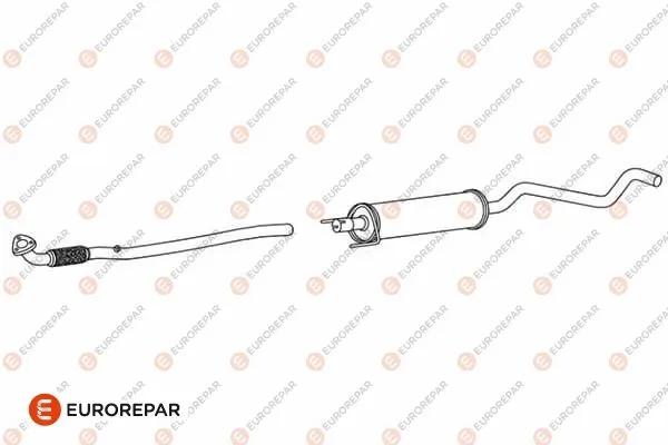 Центральная часть глушителя FP5214G11 Polmostrow