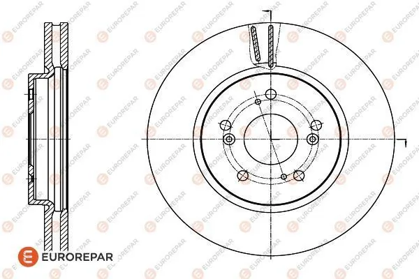 Disco do freio dianteiro Honda CR-V 4 RM