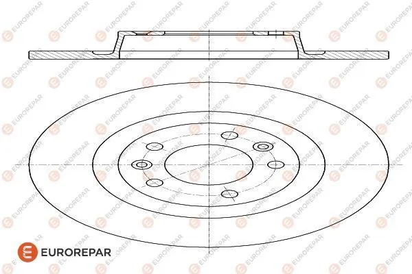 1618864380 Eurorepar Дисковый тормоз