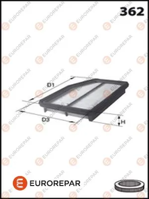 Filtro de ar Chevrolet Captiva 1 C100