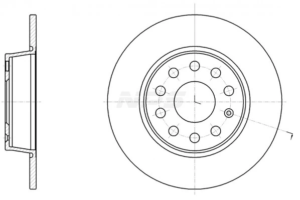 Compre Disco do freio traseiro Skoda KAROQ 