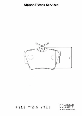 Sapatas do freio traseiras de disco Renault Trafic preço, a partir de 16,09 USD