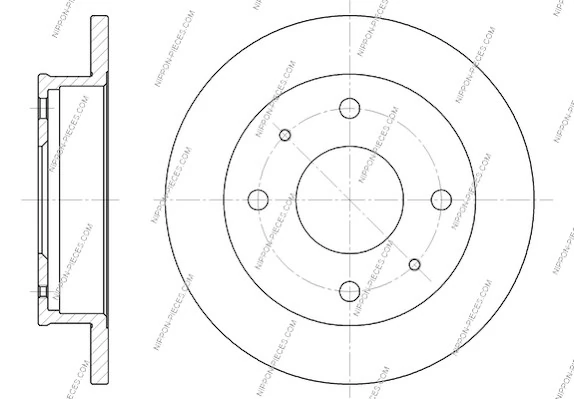 Disco do freio dianteiro Hyundai Atos  MX