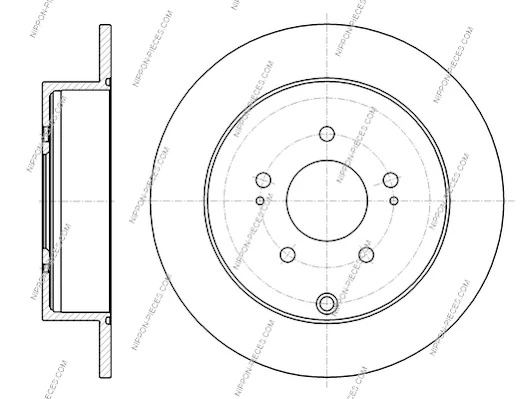 Compre Disco do freio traseiro Mitsubishi ASX 