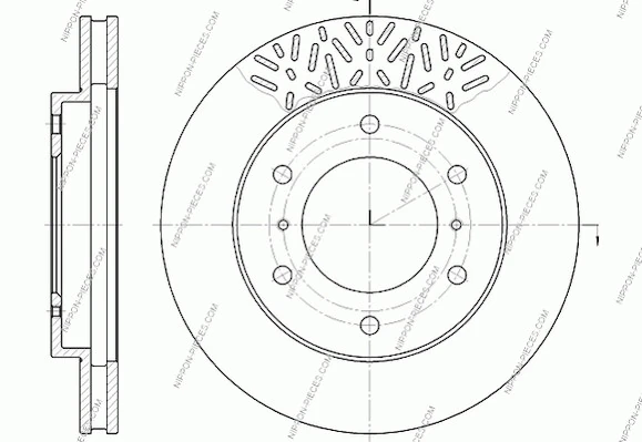 Compre Disco do freio dianteiro Mitsubishi Pajero 3