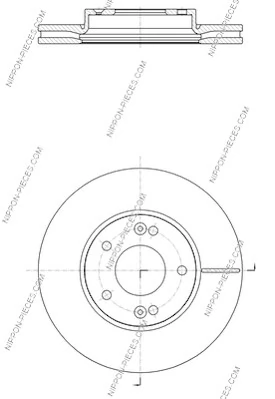 Compre Disco do freio dianteiro KIA Sportage 2
