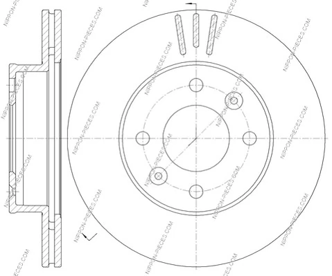 Disco do freio dianteiro Hyundai I10  PA