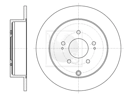  Disco do freio traseiro Mitsubishi ASX SUV (GA) (2010 - 2026) 