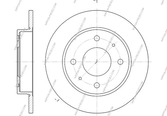 Disco do freio traseiro Mitsubishi Colt preço, a partir de 27,09 USD