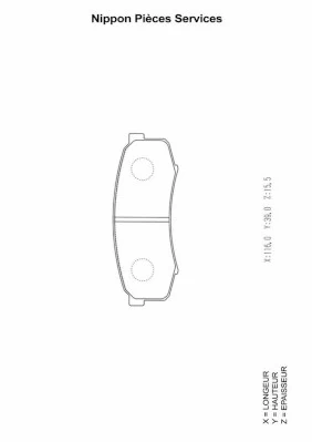  Sapatas do freio traseiras de disco Toyota Land Cruiser PRADO SUV (J150) (2009 - 2026) PRADO