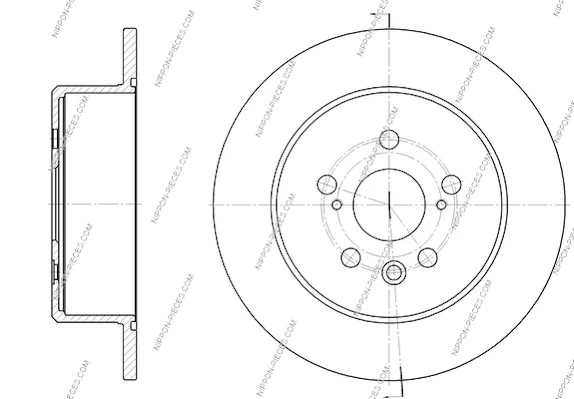 Disco do freio traseiro para Toyota Camry II V2