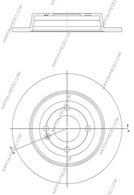 Disco do freio traseiro Hyundai I20 preço, a partir de 37,20 USD