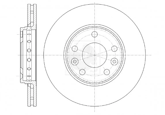Disco do freio dianteiro Renault DUSTER I HS