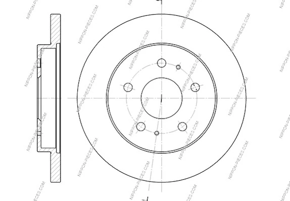 Disco do freio dianteiro para Daihatsu Terios II J2